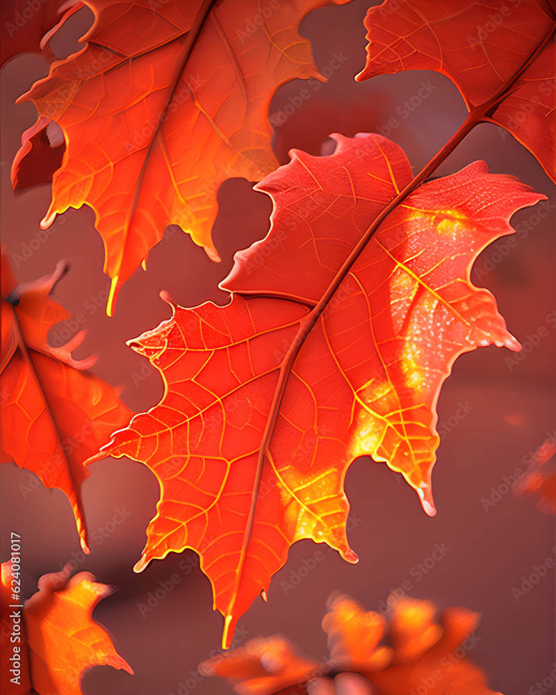 Fototapeta premium Red Leaves