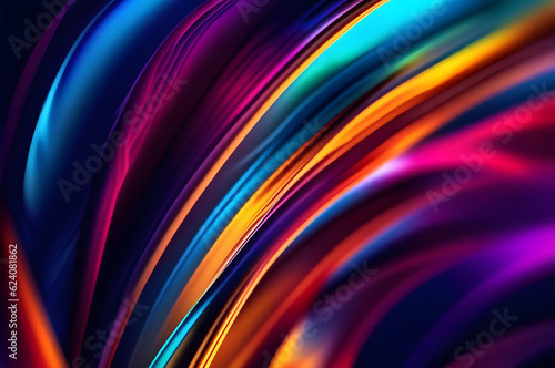 abstract background art which is using macro photography with vibrant colors. Generative Ai