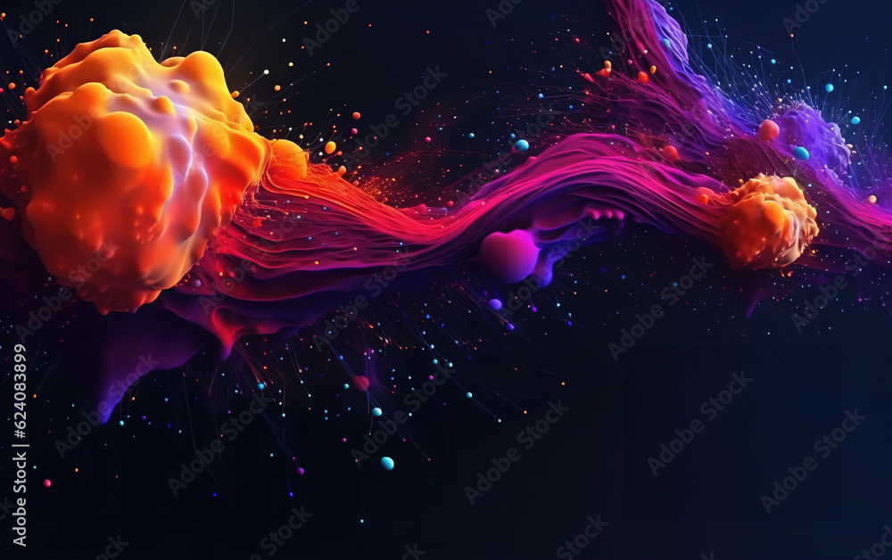 Fototapeta premium Curve abstract background,created with generative ai tecnology.