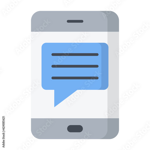 Online Chat Flat Icon
