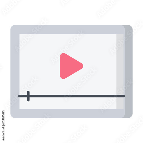 Video Editor Flat Icon