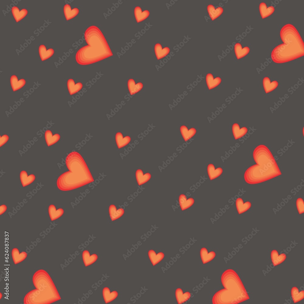 seamless pattern with hearts seamless pattern with hearts