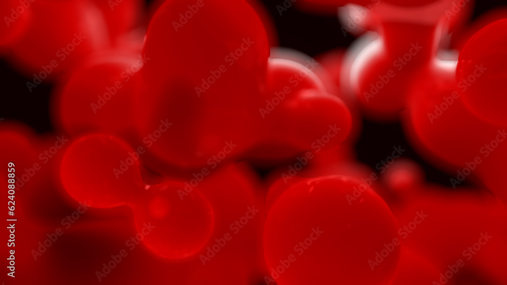 lava lamp red slight gentle meta objects bokeh bg - abstract 3D rendering lava lamp red slight gentle meta objects bokeh bg - abstract 3D rendering