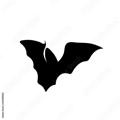 Black silhouettes of bats