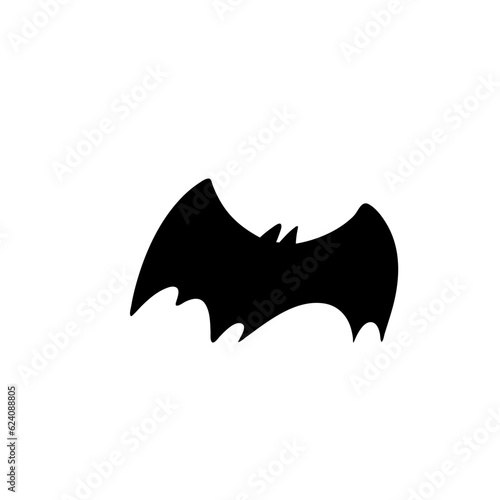 Black silhouettes of bats