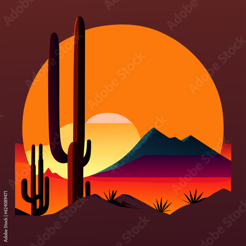 desert cartoon