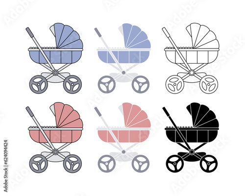 Baby Stroller Newborn Carriage Kid Buggy