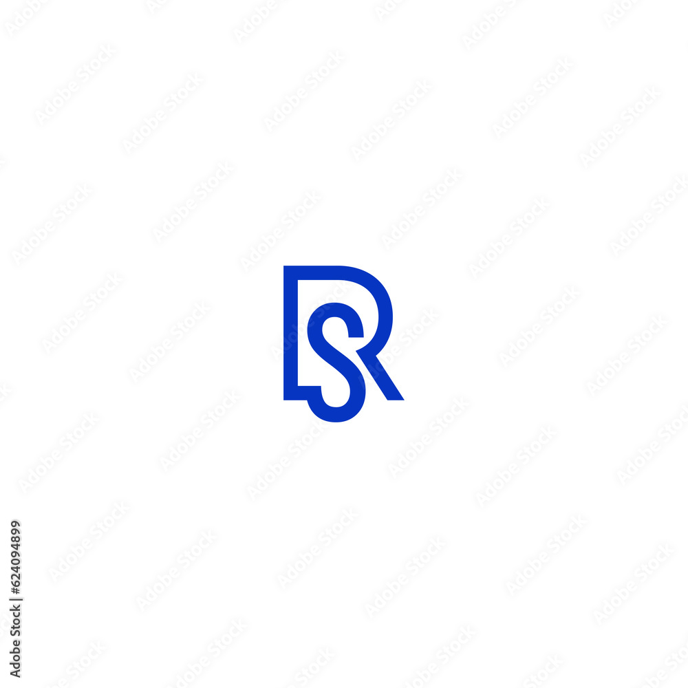 initial R and S logo design initial R and S logo design