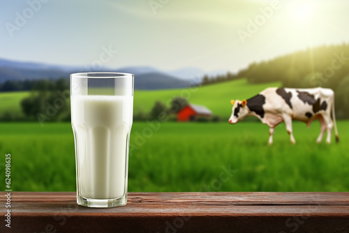 milk and cow