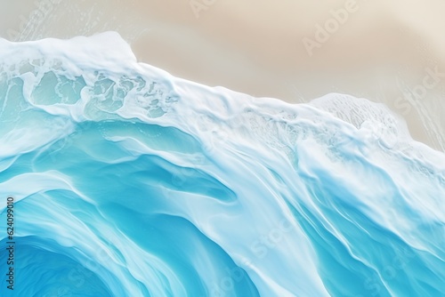 Wallpaper Mural Serene Splash: Stormy Wind Wave in Azure Ocean Torontodigital.ca