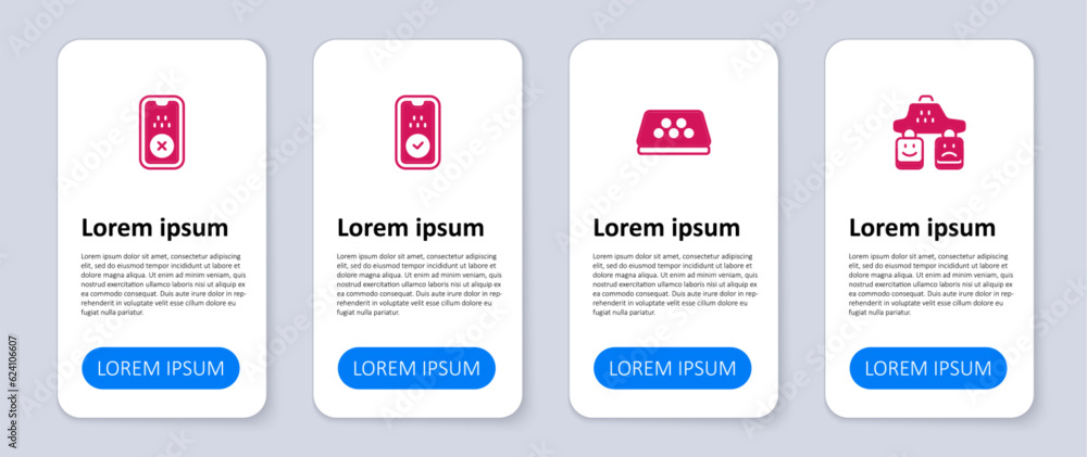 Obraz premium Set Taxi service rating, car roof, mobile app and . Business infographic template. Vector