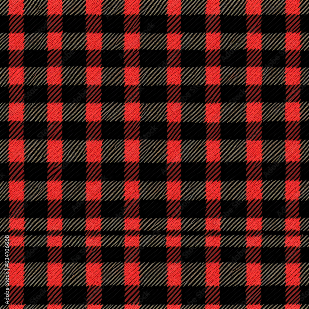 seamless plaid pattern. Generative AI seamless plaid pattern. Generative AI