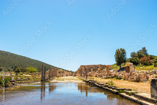 Ruins of Patara, an ancient Lycian city near Kalkan in Antalya Province, Turkey. © Debu55y