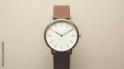 watch on a white