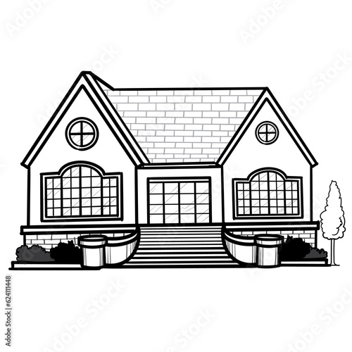 house home architecture building sketch residence construction
