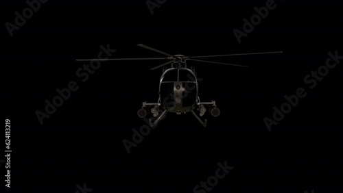 3d animation of a Helicopter Attack photo