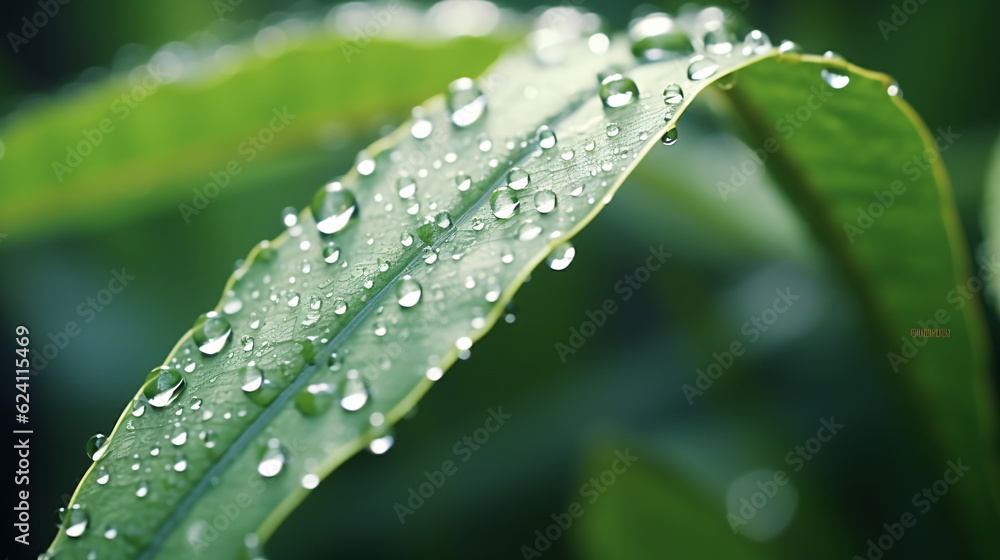 Water drops on green leaf
Generative AI Water drops on green leaf
Generative AI