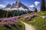 Italian Alps with Mount Resegon