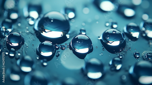 Beautiful water drops  Generative AI © Nico Vincentini