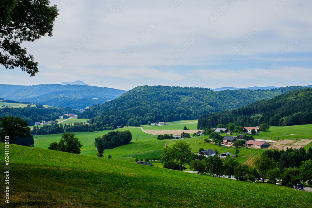 View on Attergau in Austria