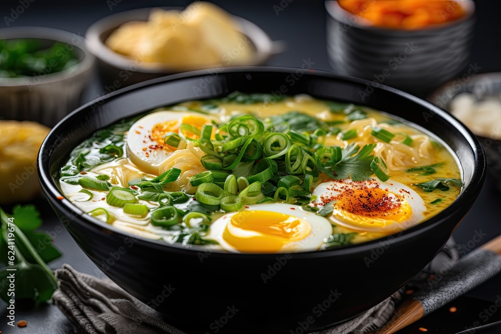 Japanese soup ramen Japanese soup ramen