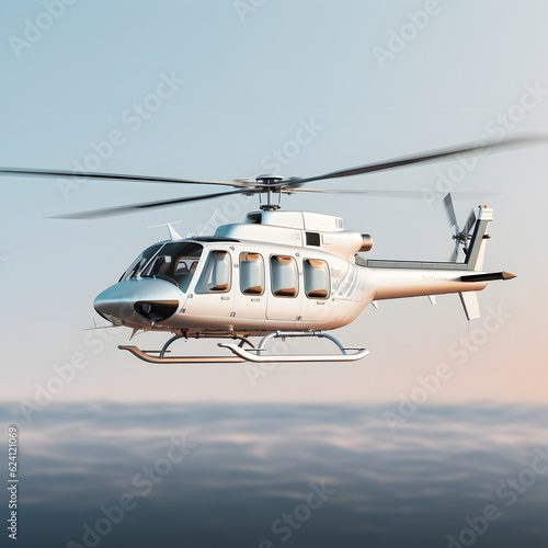 helicopter in flight