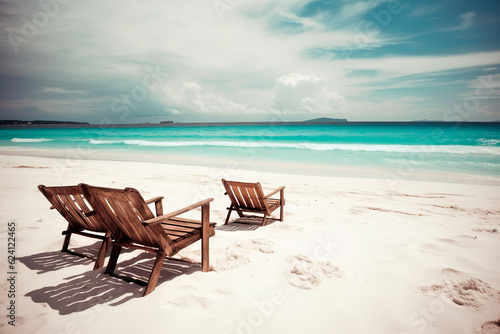 Butacas en la playa © Antonio