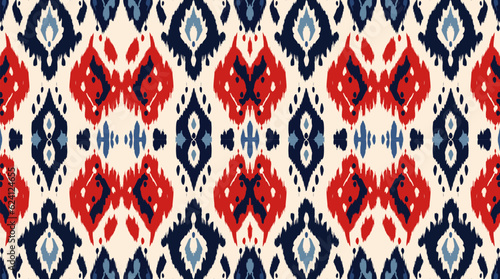 Seamless batik pattern,Seamless tribal batik pattern,and Seamless motif pattern resemble ethnic boho, Aztec,and ikat styles.designed for use in satin,wallpaper,fabric,curtain,carpet,Batik Embroidery