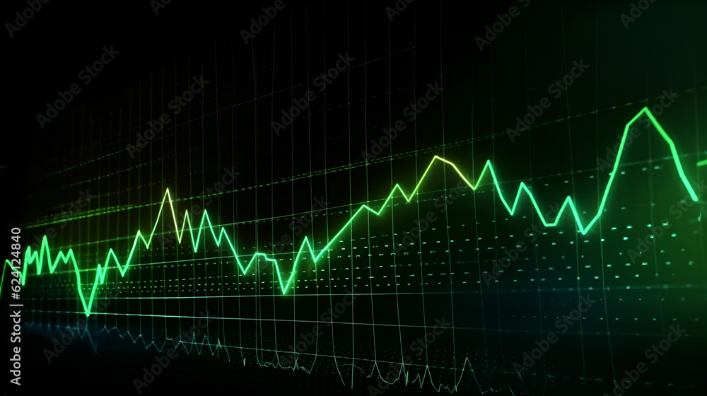 exponential graph, increasing bar graph upward to the right, green, cash increasing, profit, lots of money, business dashboard, (Generative AI) exponential graph, increasing bar graph upward to the right, green, cash increasing, profit, lots of money, business dashboard, (Generative AI)