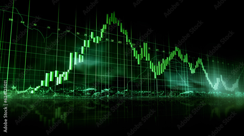 exponential graph, increasing bar graph upward to the right, green, cash increasing, profit, lots of money, business dashboard, (Generative AI) exponential graph, increasing bar graph upward to the right, green, cash increasing, profit, lots of money, business dashboard, (Generative AI)