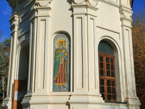 Volgograd  Volgograd region  Russia - 11.07.2021. Alexander Nevsky Chapel