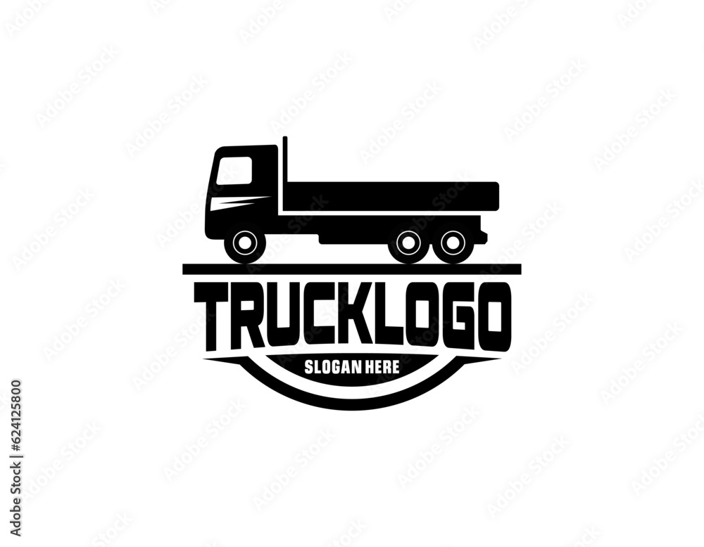 truck vector logo illustration,good for mascot,delivery,or logistic,logo industry,flat color,style with blue. truck vector logo illustration,good for mascot,delivery,or logistic,logo industry,flat color,style with blue.