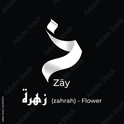 Arabic Alphabet | The letter Zāy in Arabic