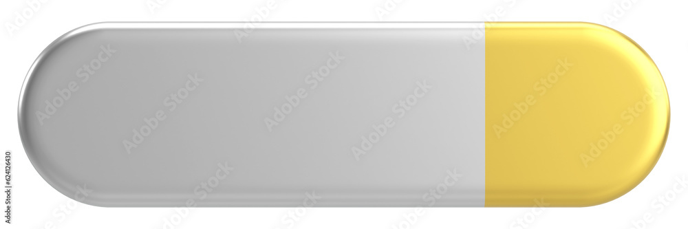 3D button. Empty button. 3D illustration. 3D button. Empty button. 3D illustration.