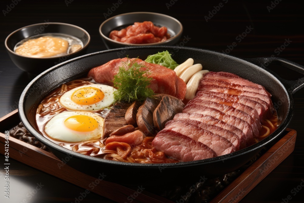 Japanese soup ramen Japanese soup ramen