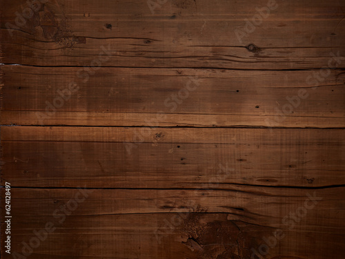 Tabla de madera rústica oscura photo