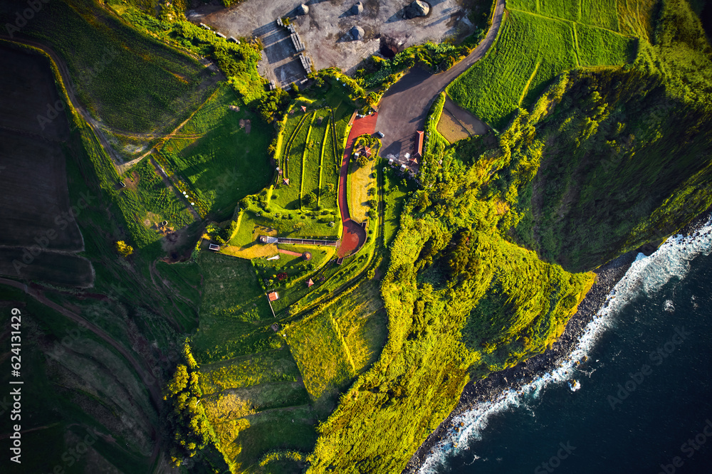 Picturesque nature of Azores Island. Portugal