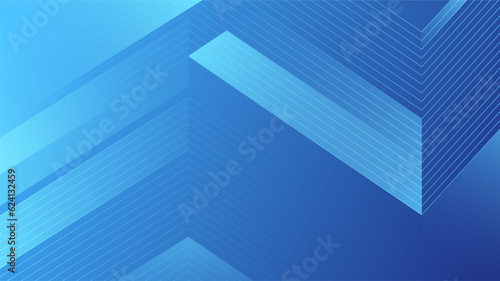 Modern background .geometric style, bright blue color gradations. combination pattern line, abstract eps 10