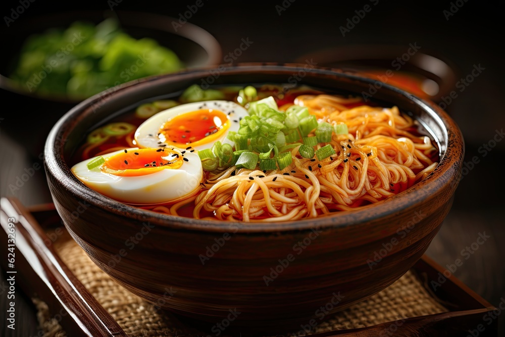 Japanese soup ramen Japanese soup ramen