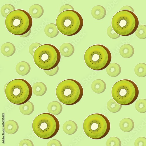 Background kiwi fruit