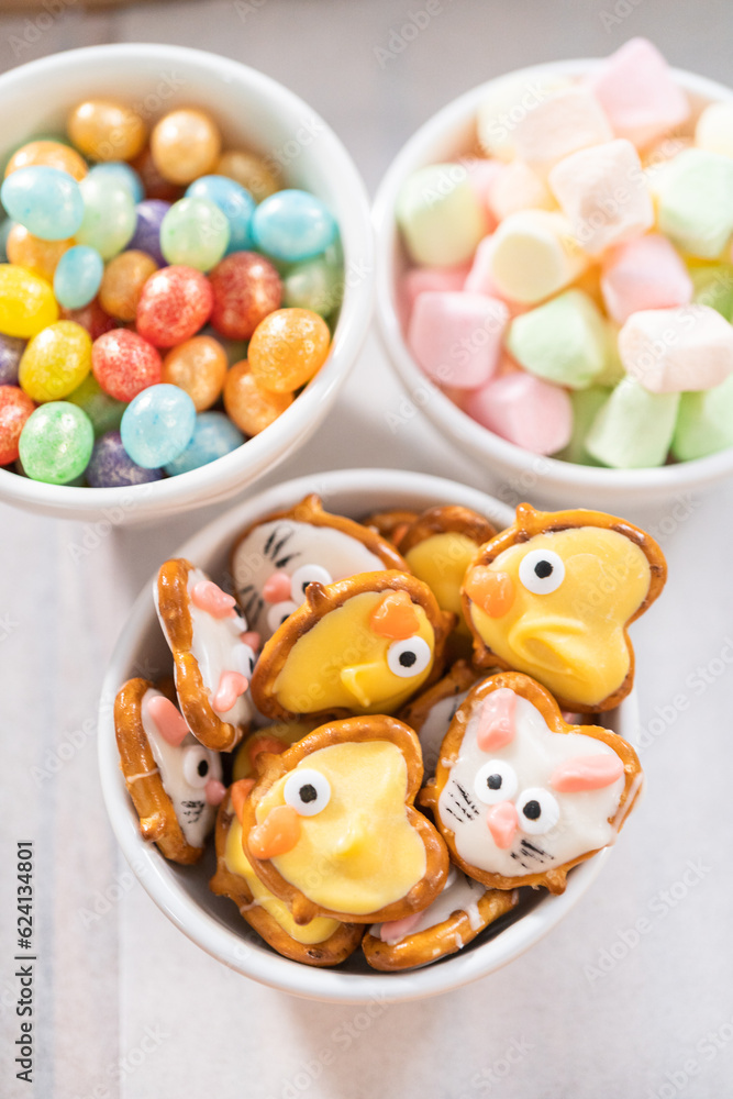 Obraz premium Easter charcuterie board