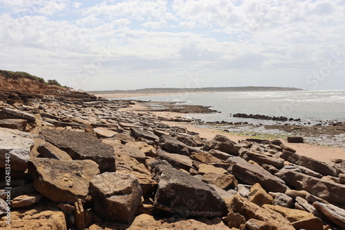 Plage rocheuse