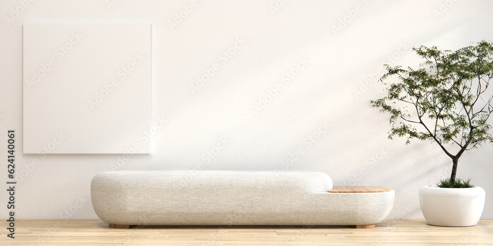 Sofa armchair on Living room empty japanese style. Sofa armchair on Living room empty japanese style.