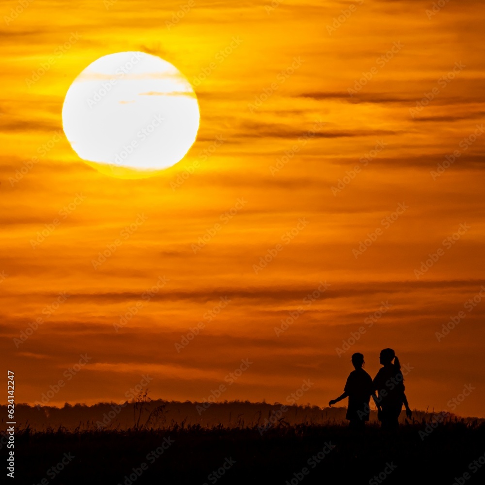 couple at sunset