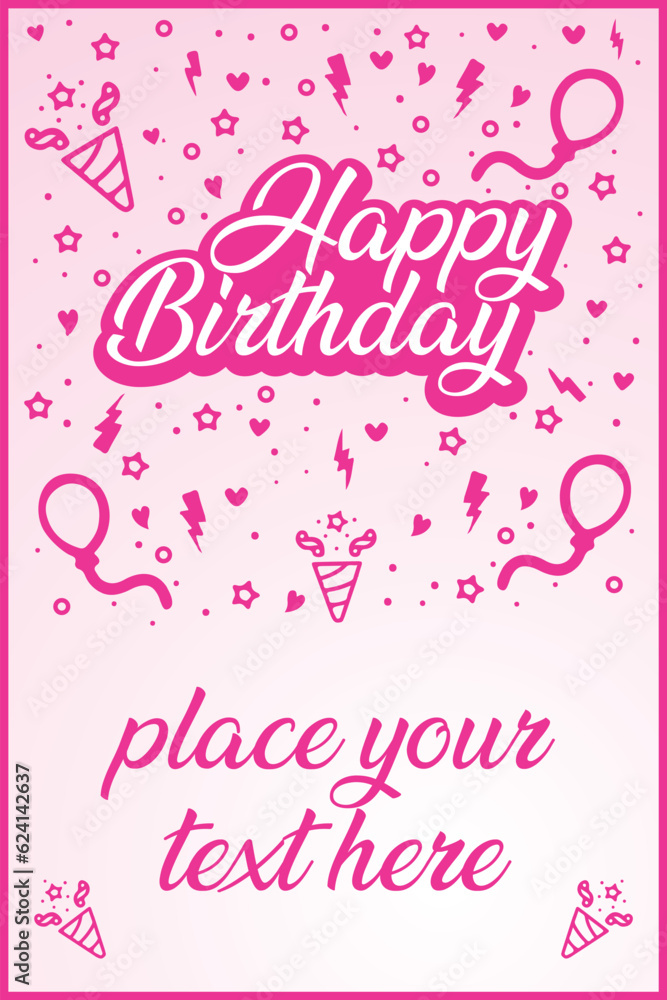 Geburtstagskarte, Glückwunschkarte, Postkarte - Happy Birthday gift card