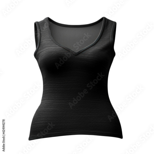 Black Woman's Top Isolated