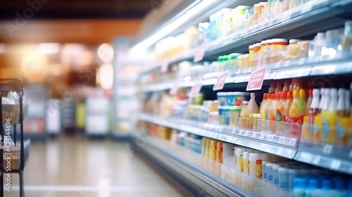 shopping in supermarket