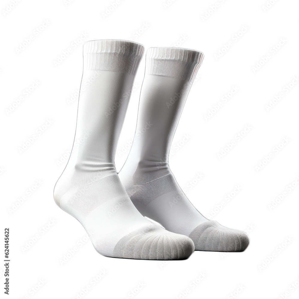 White Socks Isolated White Socks Isolated