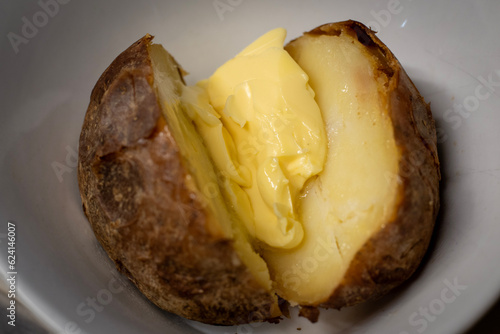 Jacket potato with butter