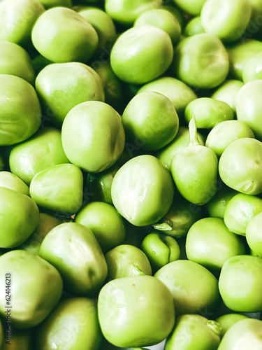 Wallpaper Mural Harvest organic vegetables green peas. Torontodigital.ca